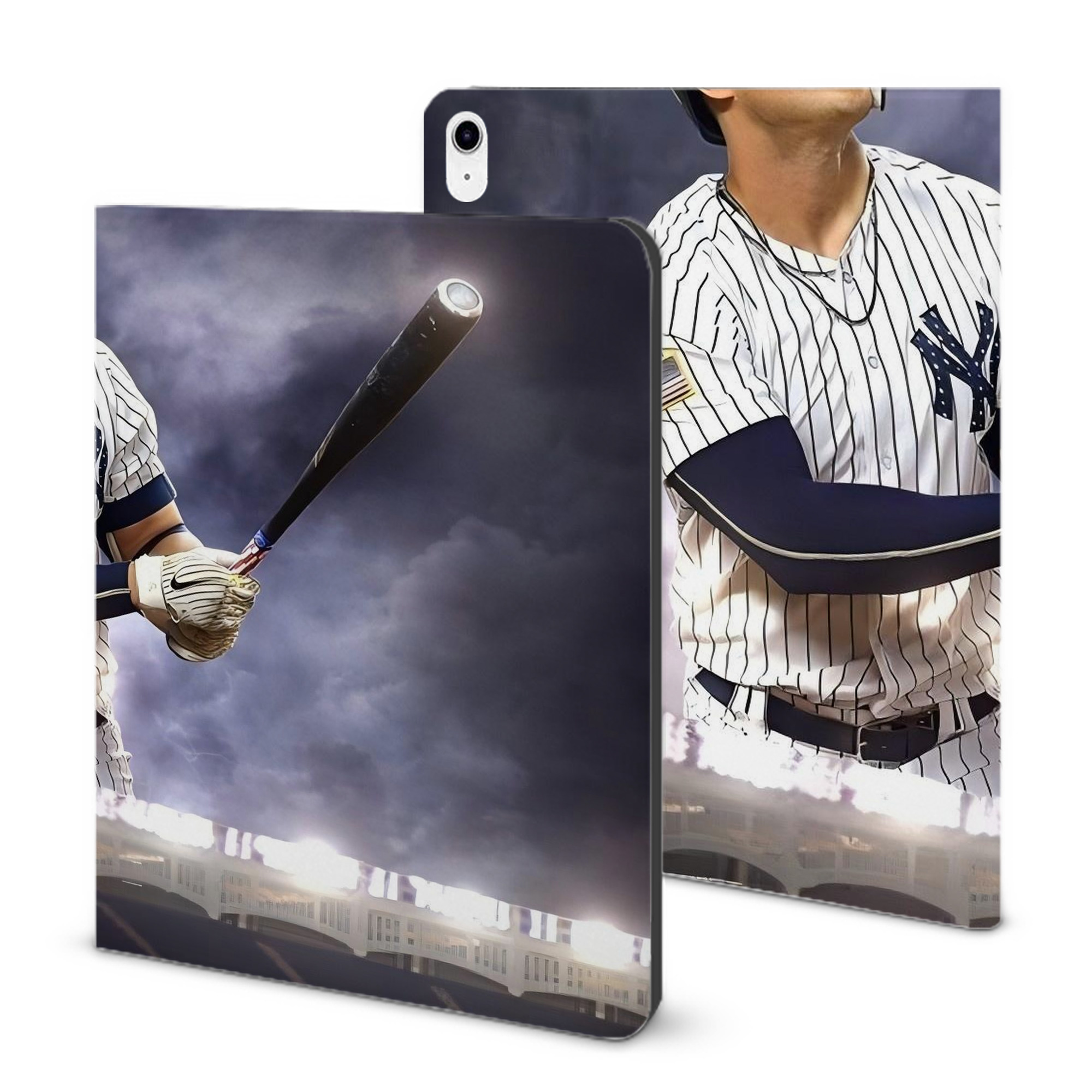 Giancarlo Stanton 41 IPad Case Without Pencil Slot – Book-Style Cover With PU Leather & TPU – Slim, Durable, Scratch-Resistant, Full Protection & Easy Access